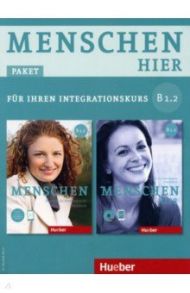 Menschen hier B1.2. Paket, Kursbuch Menschen und Arbeitsbuch Menschen hier mit Audio-CD / Braun-Podeschwa Julia, Pude Angela, Habersack Charlotte