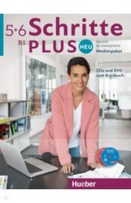 Neu Schritte Plus 5+6. Mediepaket, 6 Audio-CDs + DVD. Deutsch als Zweitsprache / Hilpert Silke, Orth-Chambah Jutta, Kerner Marion