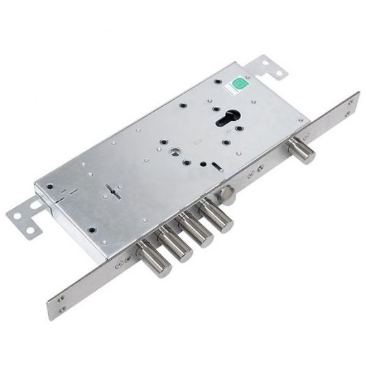 Входная дверь Лабиринт ACUSTIC с зеркалом Панорама с тонировкой Черный кварц