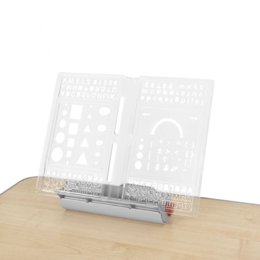 ДПДК01-5 Подставка-трафарет для книг (Серая)