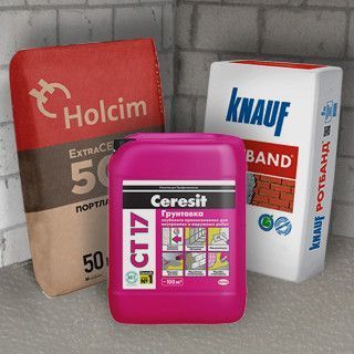 Сухие строительные смеси
