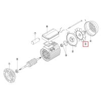 Крыльчатка вентилятора эл.двигателя насоса Kripsol FAN MEC112 M2