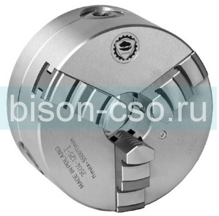 Польский токарный патрон 3504-200-P Bison-bial (класс 1)