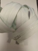 Молния курточная, тракторная, с двумя бегунками, белая, 120 см, арт. MN-0025