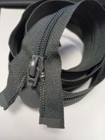 Молния курточная, нейлон, черная, 80 см, арт. MN-0028