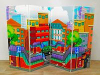 Напольная ширма гармошка "Городская среда"