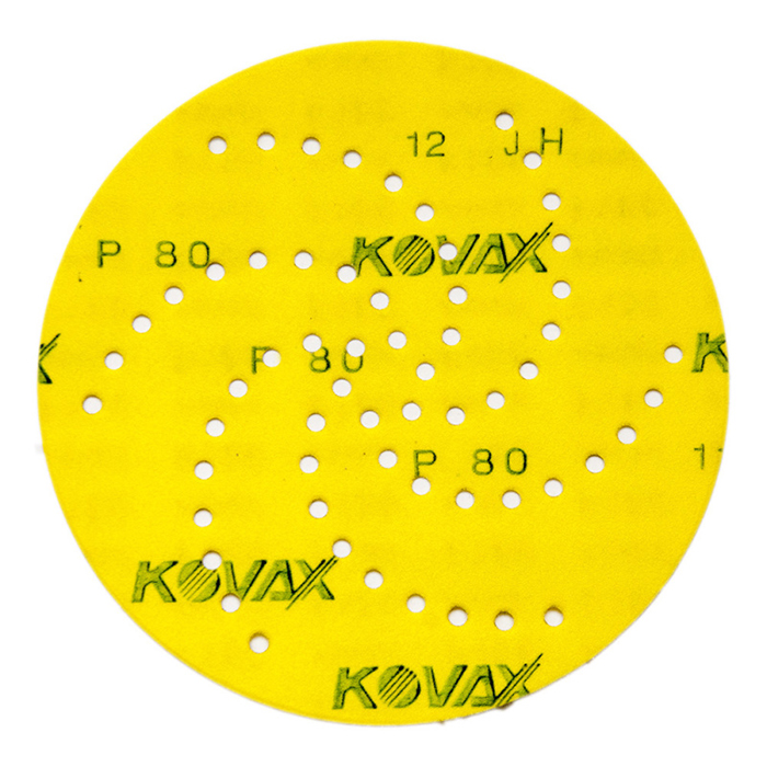 Kovax Абразивный круг Max Film, 152мм., P80, Multihole (множественные), в упаковке 50шт.