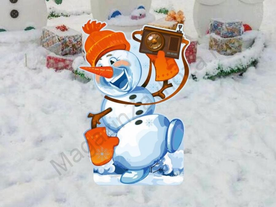 Уличная фигура "Снеговик"