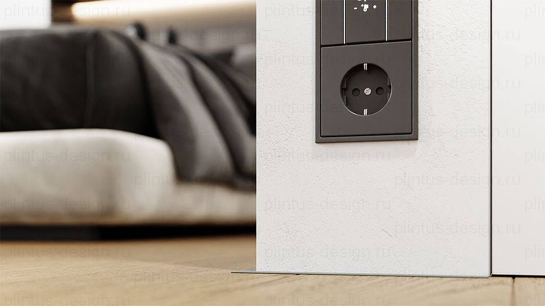 Микроплинтус ФЕСО 11 Брезентово-серый RAL 7010