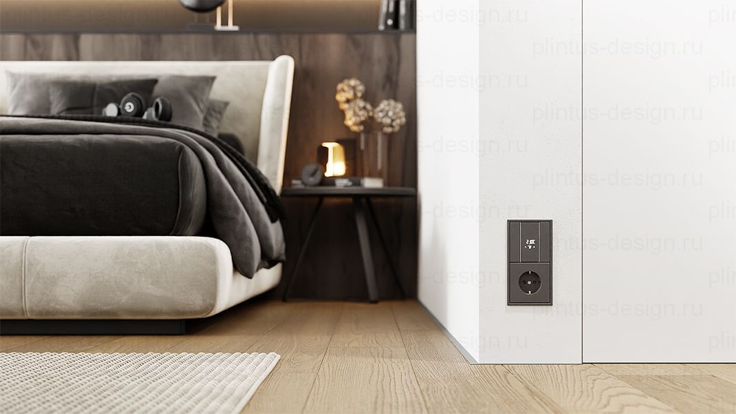 Микроплинтус ФЕСО 11 Брезентово-серый RAL 7010