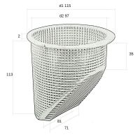 Корзинка префильтра насоса AquaViva AMU (1111104)