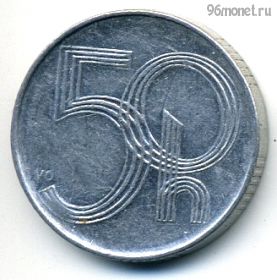 Чехия 50 геллеров 1996