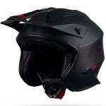 UFO Jet Sheratan Matt Black Helmet  шлем открытый, матово-черный