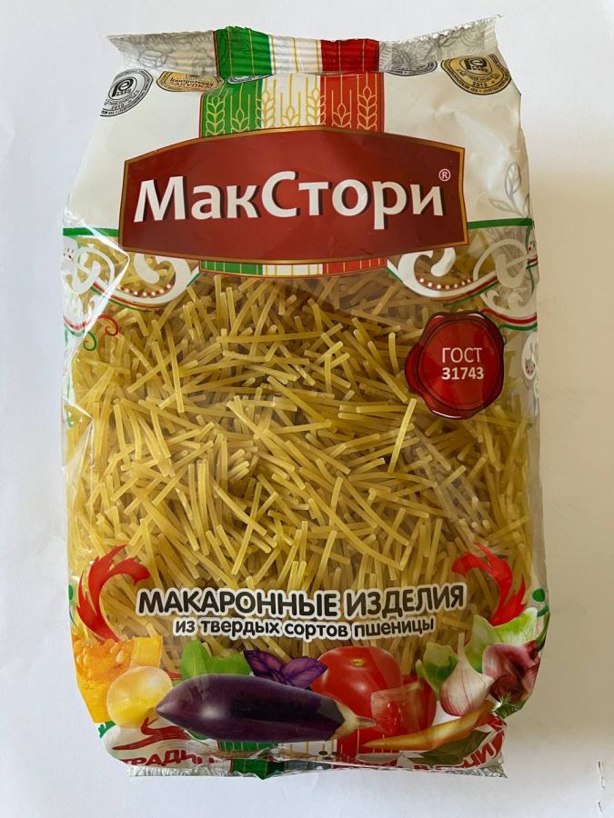 МАКСТОРИ Вермишель 400г