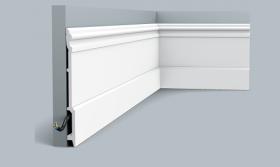 Плинтус Orac Decor SX191 Д200xШ2.1xВ21 см Лепнина / Орак Декор.