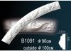 Молдинг Круговой Perfect B1091 Д100xШ2.2xВ5 см /Перфект.