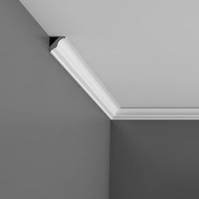 Карниз Гладкий Orac Decor CX154 Д200xШ3xВ3 см Лепнина из Дюрополимера / Орак Декор.