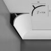 Карниз Гладкий Orac Decor С991 Д200xШ14xВ11 см Лепнина из Полиуретана / Орак Декор.