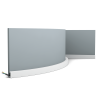 Плинтус Гибкий Orac Decor CX190F Д200xШ3xВ2 см Лепнина из Дюрополимера / Орак Декор.