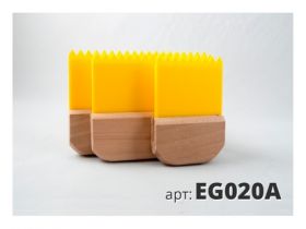 Набор Пластиковых Скребков Зубчатых 3 шт Stmdecor EG020A 50/100/125 мм.*