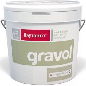 Декоративная Штукатурка Камешковая Bayramix Gravol 15кг №081 - 2,5 ММ для Внутренних и Наружных Работ / Байрамикс Гравол.