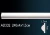 Молдинг Perfect AD332 Д240xШ1.5xВ4 см /Перфект.
