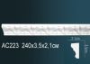 Молдинг Perfect AC223 Д240xШ2.1xВ3.5 см /Перфект.
