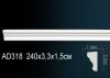 Молдинг Perfect AD318 Д240xШ1.5xВ3.3 см /Перфект.