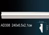 Молдинг Perfect AD308 Д240xШ2.1xВ6.5 см /Перфект.