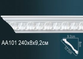 Карниз Потолочный Perfect AA101F Гибкий Д240xШ9.2xВ8 см /Перфект.
