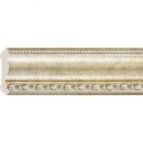 Багет Cosca Карниз 89 Античная Платина 146-553 Д240хШ6.3хВ8.9см  / Коска.