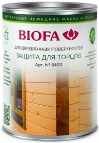 Средство для Защиты Торцов Biofa 8403 1л 8450-4316 Морская Галька Быстросохнущее / Биофа 8403.