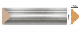 Молдинг Decomaster D002-375 ШК/42 В40хШ17хД2400 мм / Декомастер.