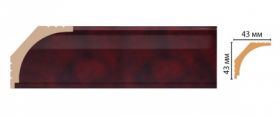Плинтус Потолочный Decomaster D109-62ДМ В43хШ43хД2400 мм / Декомастер.