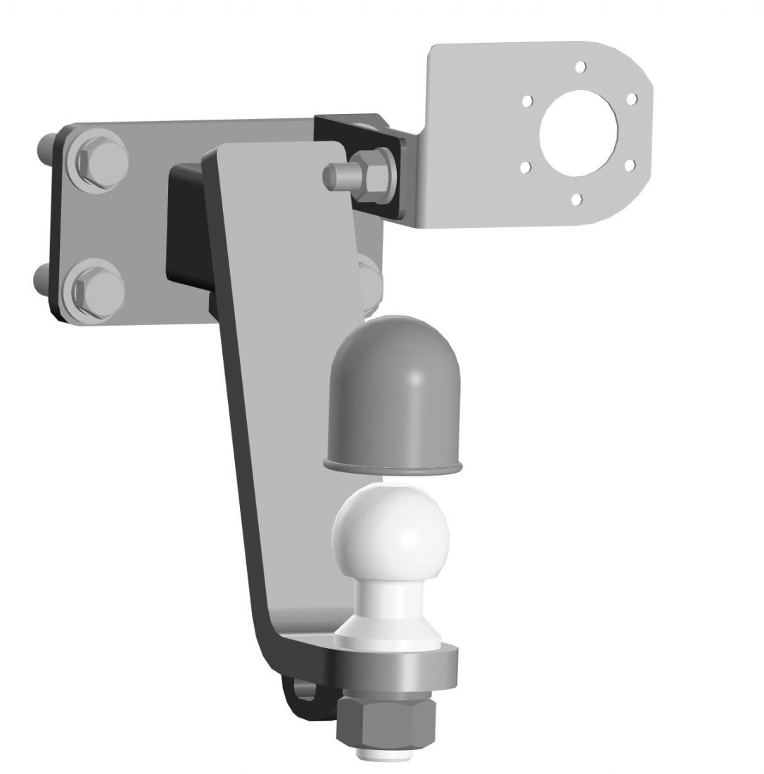 Фаркоп Tank 300 2023- съемное крепление шара под американский квадрат