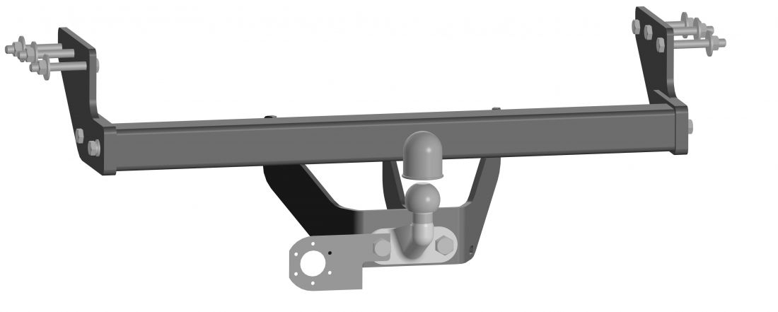 Фаркоп Sollers Atlant (средняя база) 2022- фланцевое крепление шара