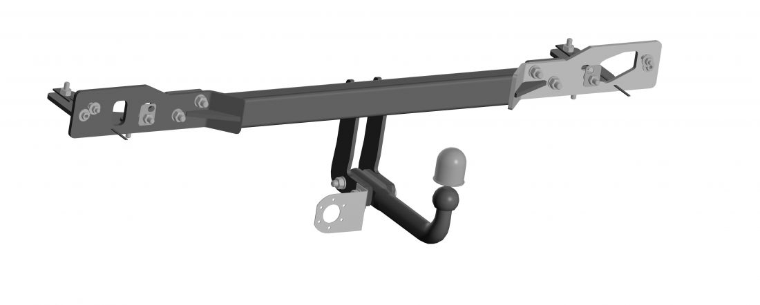 Фаркоп Geely Atlas Pro 2021- крепление шара на двух болтах