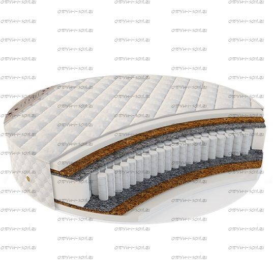 Матрас круглый Classic +15 Hard TFK Дримлайн