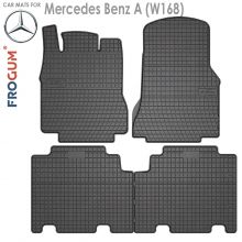 Коврики Mercedes Benz A (W168) от 1997 - 2004 Long в салон резиновые Frogum (Польша) - 4 шт.