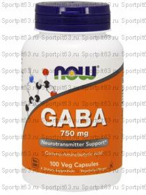 NOW GABA 750mg 100 Vcaps