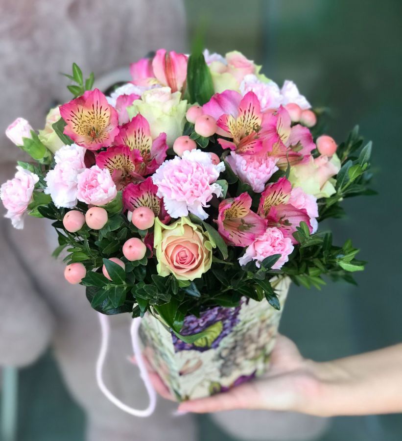 Цветы в сумочке №2