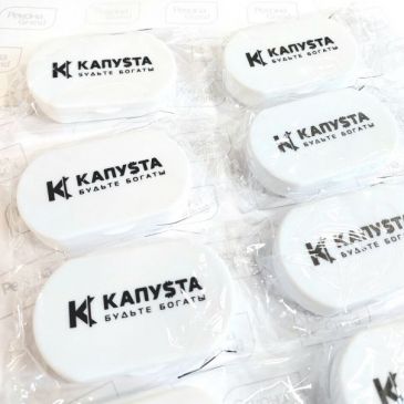 таблетницы с логотипом компании