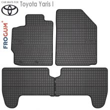 Коврики Toyota Yaris I от 1999 - 2005 в салон резиновые Frogum (Польша) - 4 шт.