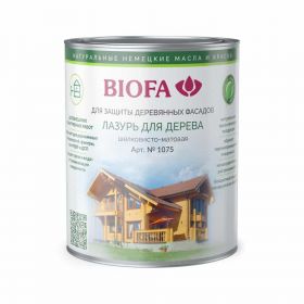 Лазурь для Дерева Biofa 1075 0.4л 1015 Песчаный Замок Шелковисто-Матовая / Биофа 1075.