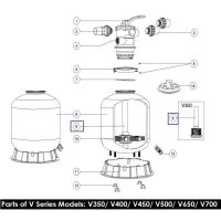 Дюзовая коробка в комп-ке с трубой для V1200C