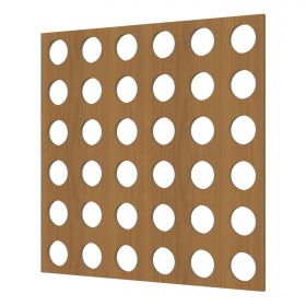 Перфорированная Панель Cosca Форо 16 ХДФ Ольха В680хШ1000 мм / Коска.