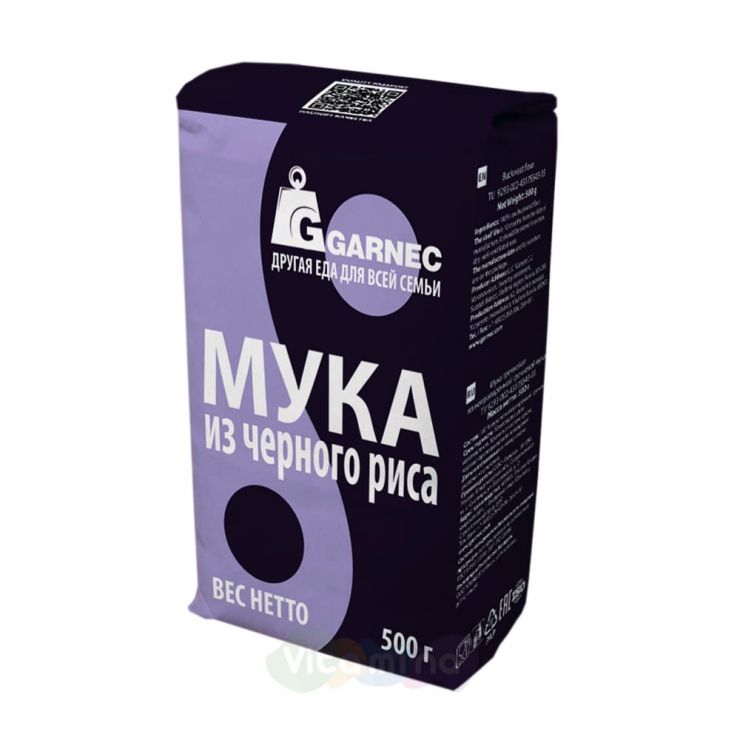 Мука из черного риса, 500 гр