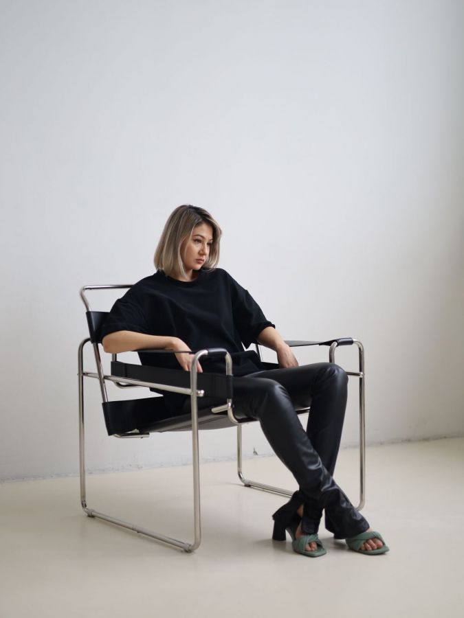 Футболка оверсайз черная