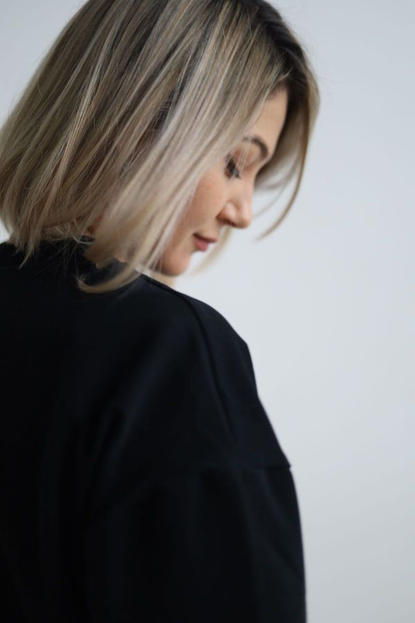 Футболка оверсайз черная