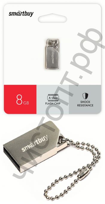 флэш-карта Smartbuy 8GB MU30 Metal